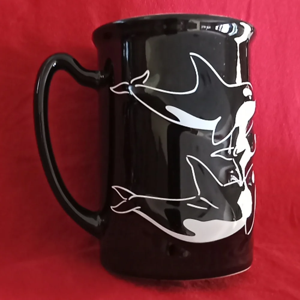 Washington Dolphin 3D Art Coffee Or Tea Mug. 5"Tall - 4"Wide. - Picture 5 of 10